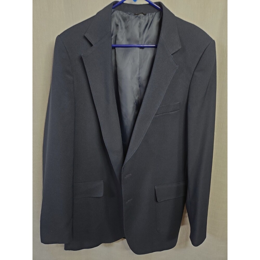 Vintage Levi's Action Suit Blazer Jacket Mens 42L Sport Coat Sta Prest Blue USA!